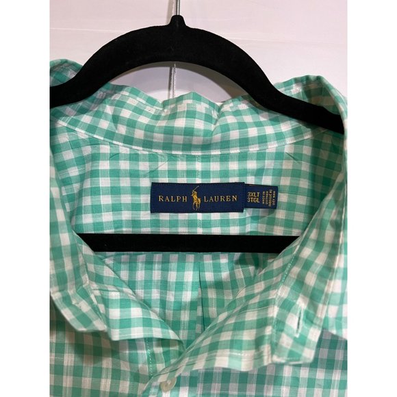 Ralph Lauren Short Sleeve‎ Button Up Shirt - Size 3XLT - Picture 3 of 4